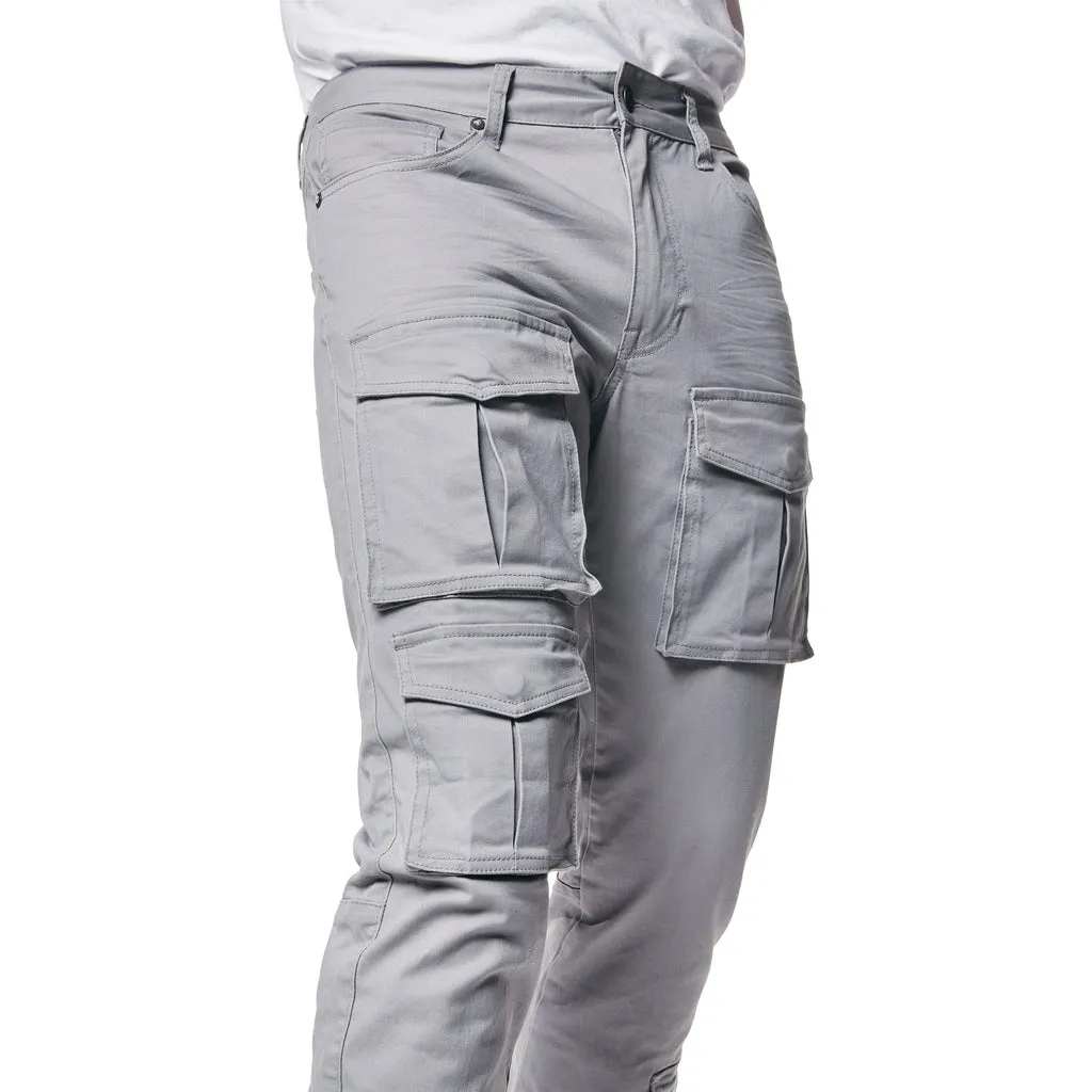 10 Pocket Slim Twill Pants - Ultimate Grey