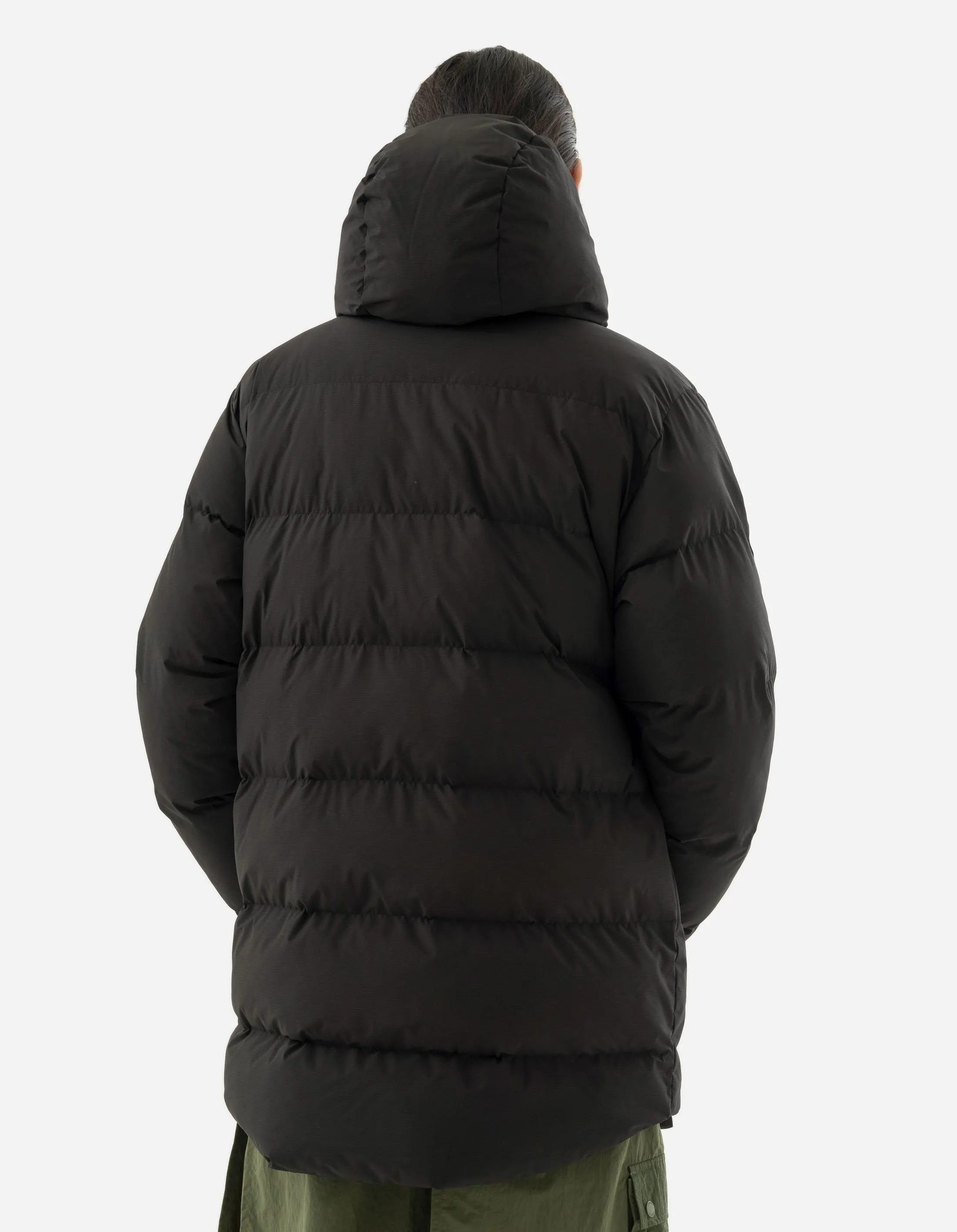 Tibetan 1381 Black Padded Tech Parka - Stylish and Functional Outerwear