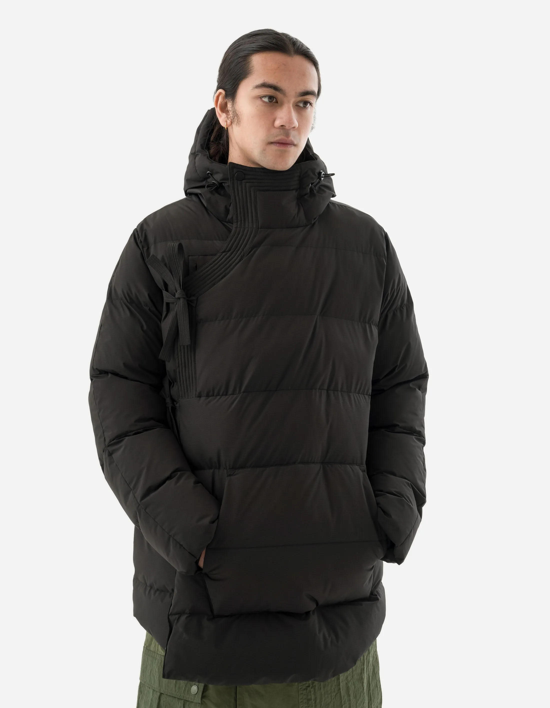 Tibetan 1381 Black Padded Tech Parka - Stylish and Functional Outerwear