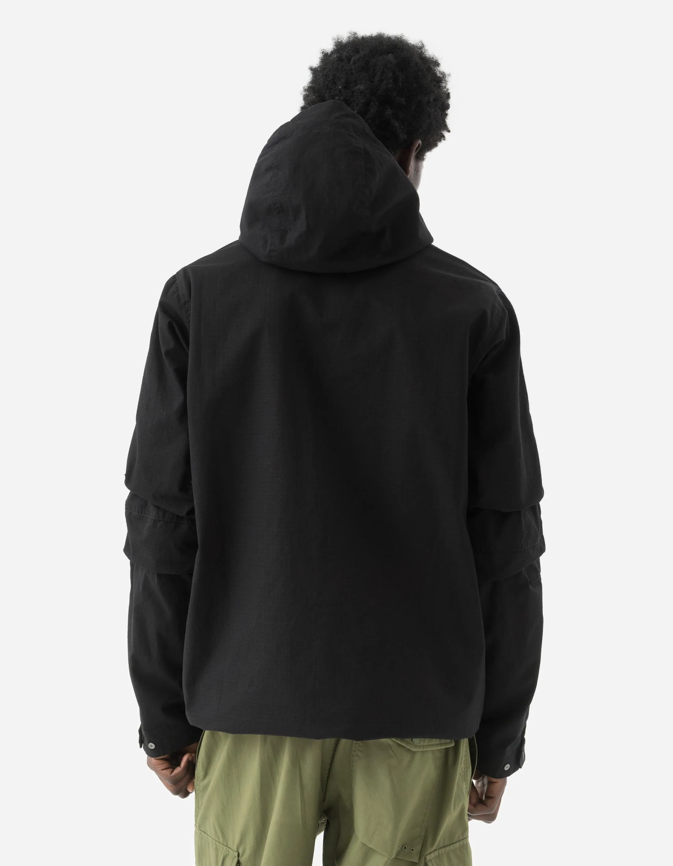 5222 Reversible Cordura Asym Parka Black/Subdued Night