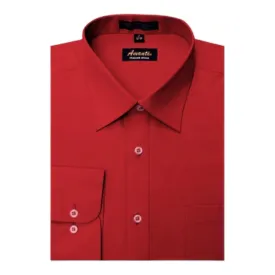 AMANTI: Slim Dress Shirt Red