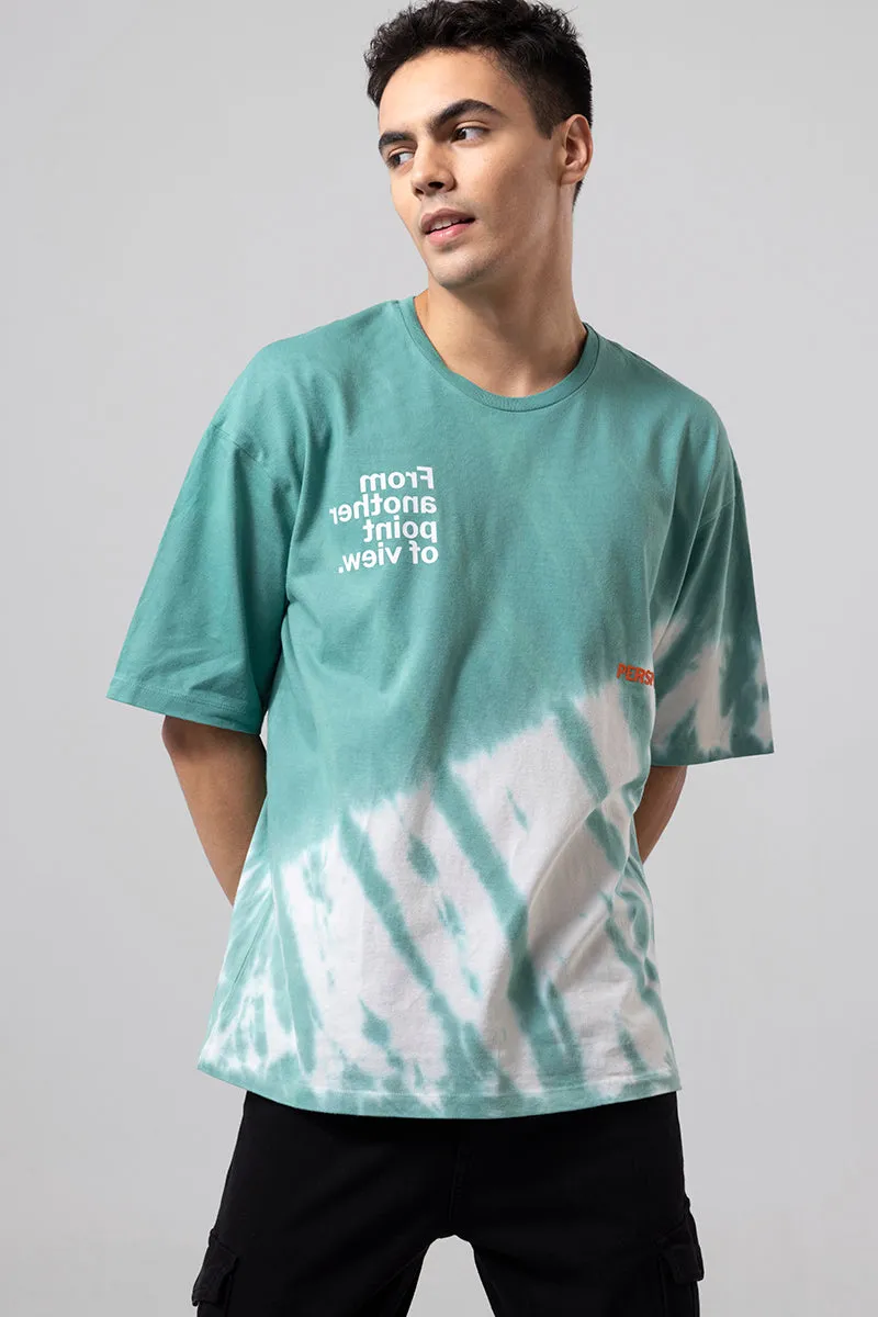 Another Point of View Green Oversized T-Shirt