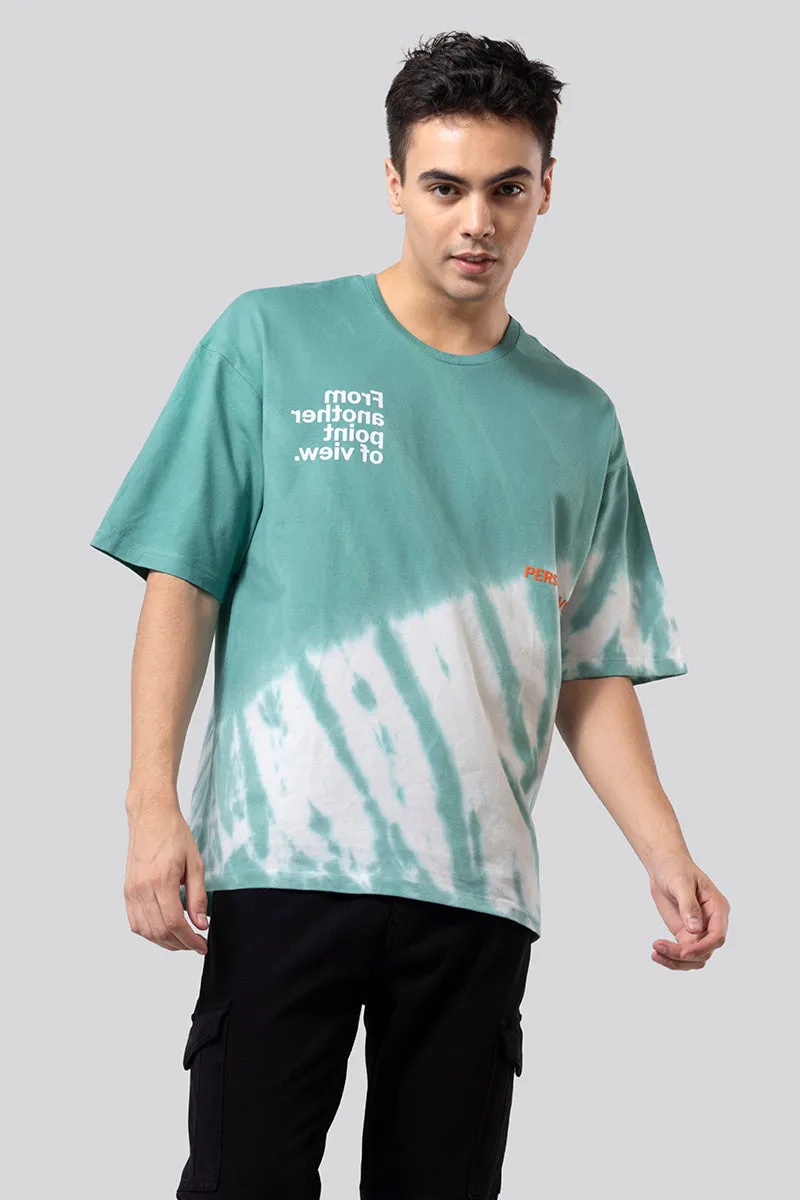 Another Point of View Green Oversized T-Shirt