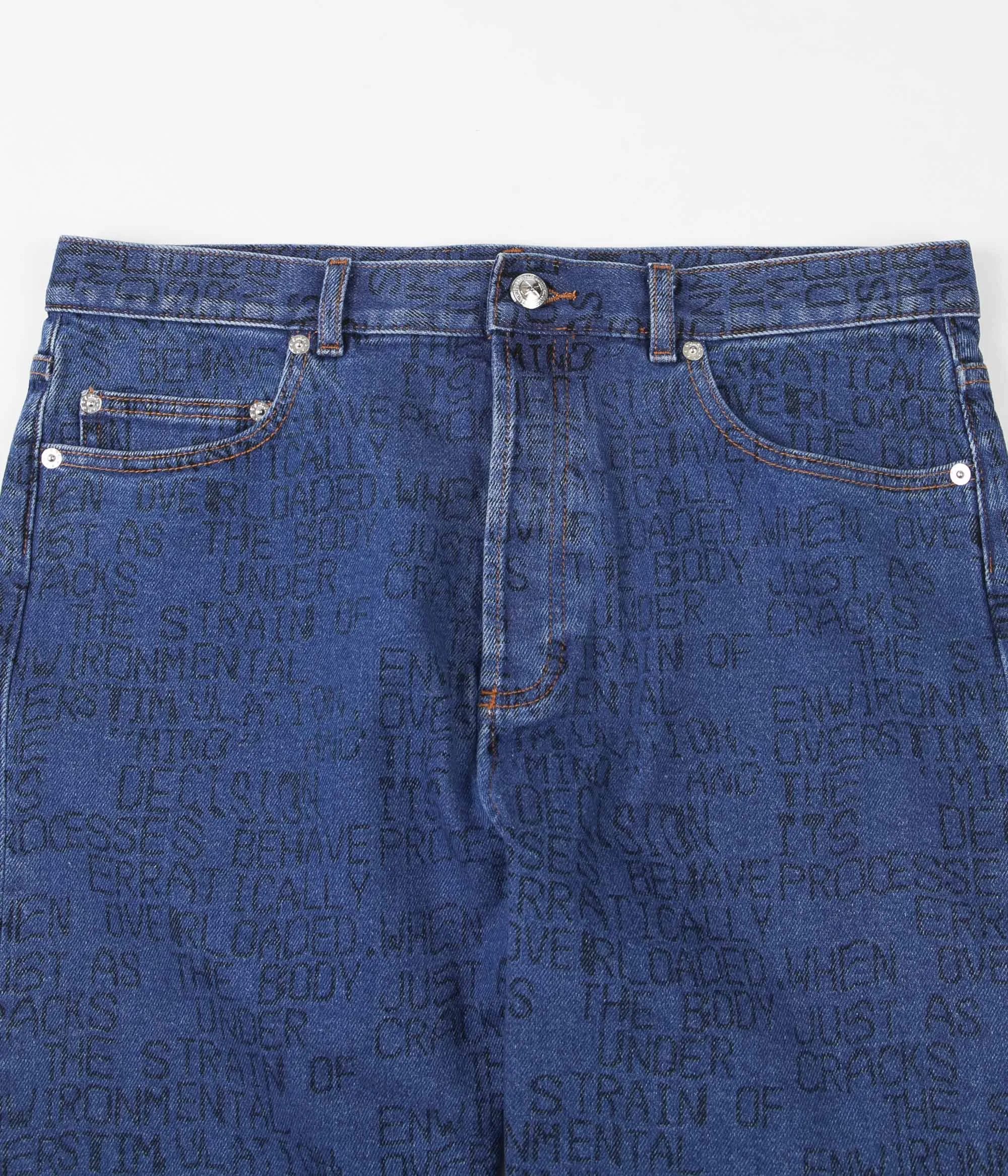 A.P.C. x Brain Dead Crypt Jeans - Blue