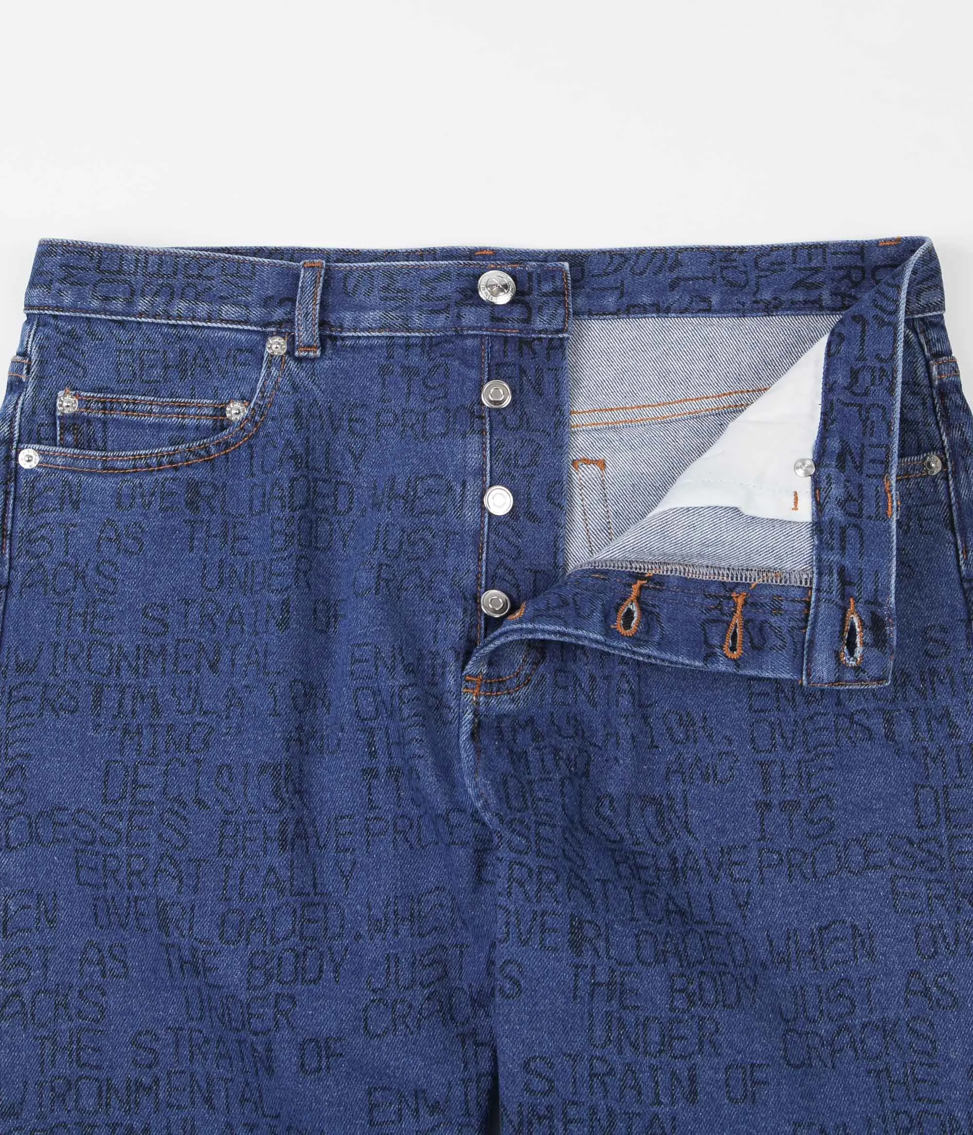 A.P.C. x Brain Dead Crypt Jeans - Blue