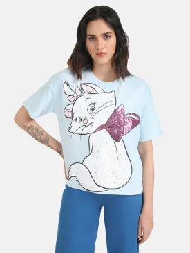 Aristocats  Disney Printed T-Shirt With Sequin Work