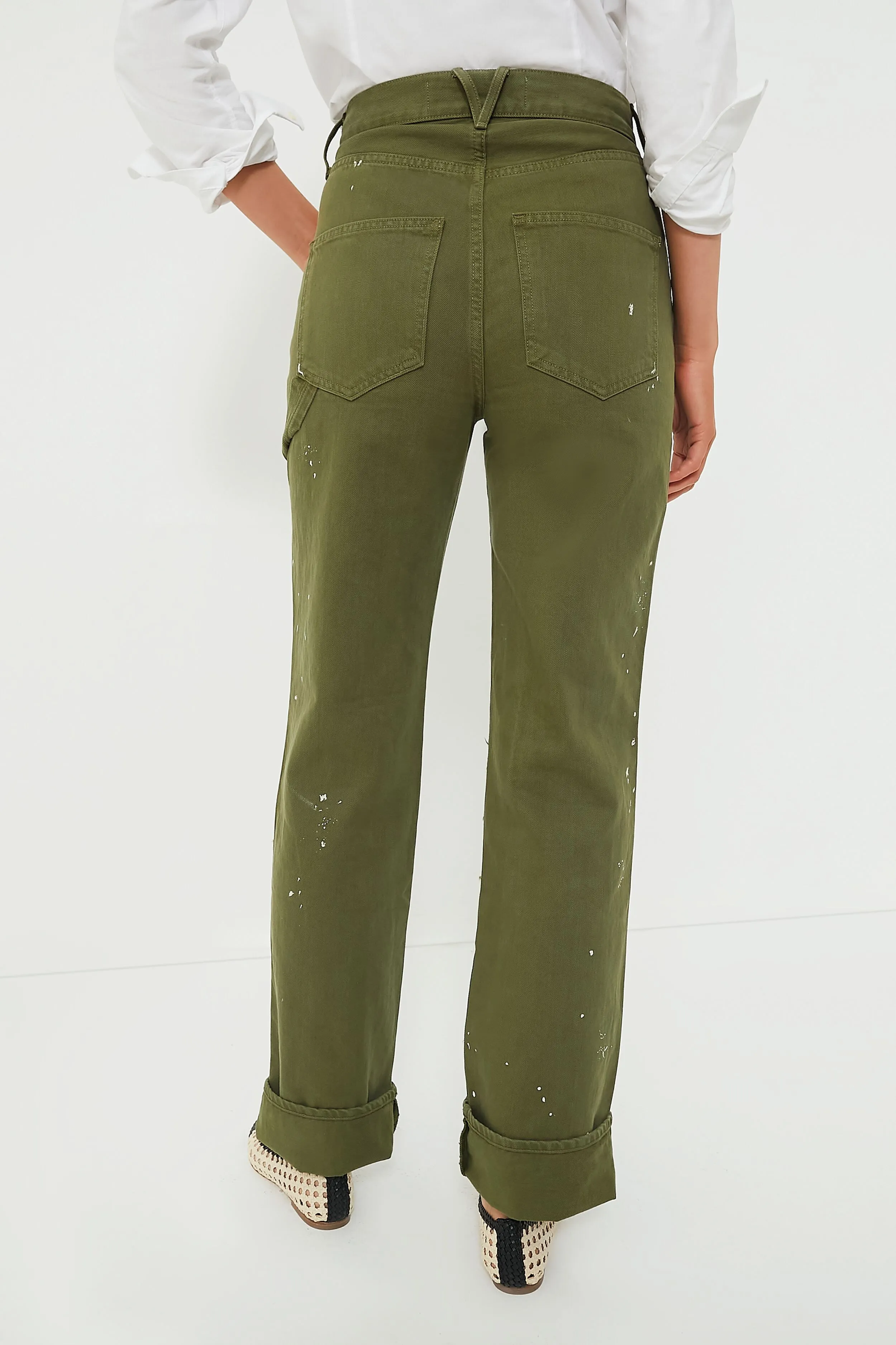 Army Dylan Paint Splatter Pant with Patch