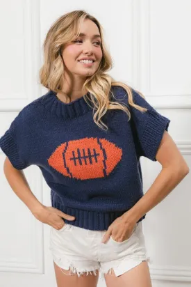 Auburn Football TurtleNeck Short Sleeve Sweater Auburn