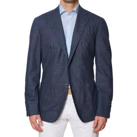 BARBA Napoli Blue Jacket Blazer Soft EU 54 NEW US 42 44 Slim