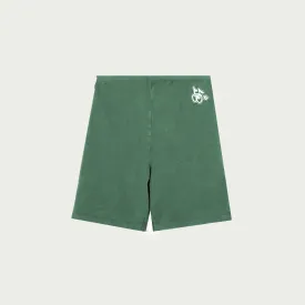 Basic Logo Biker Short's (Green)