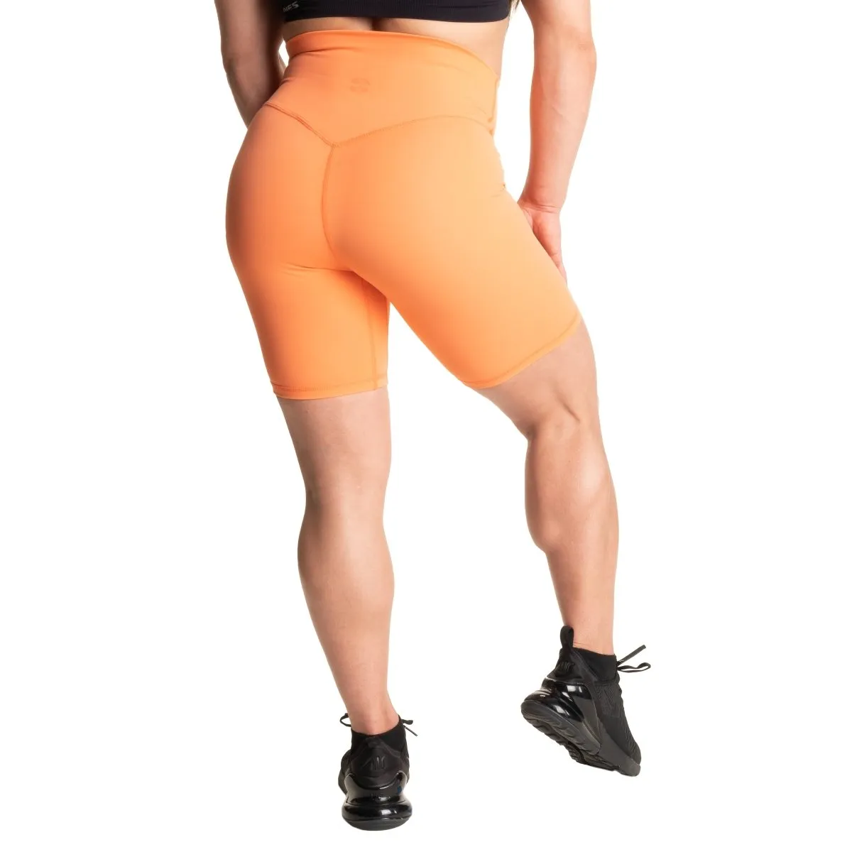 Better Bodies Core Biker Shorts - Coral Orange