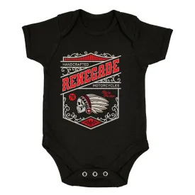 Biker Handcrafted Renegade Motorcycles Funny Skull Baby & Toddler Body Suit