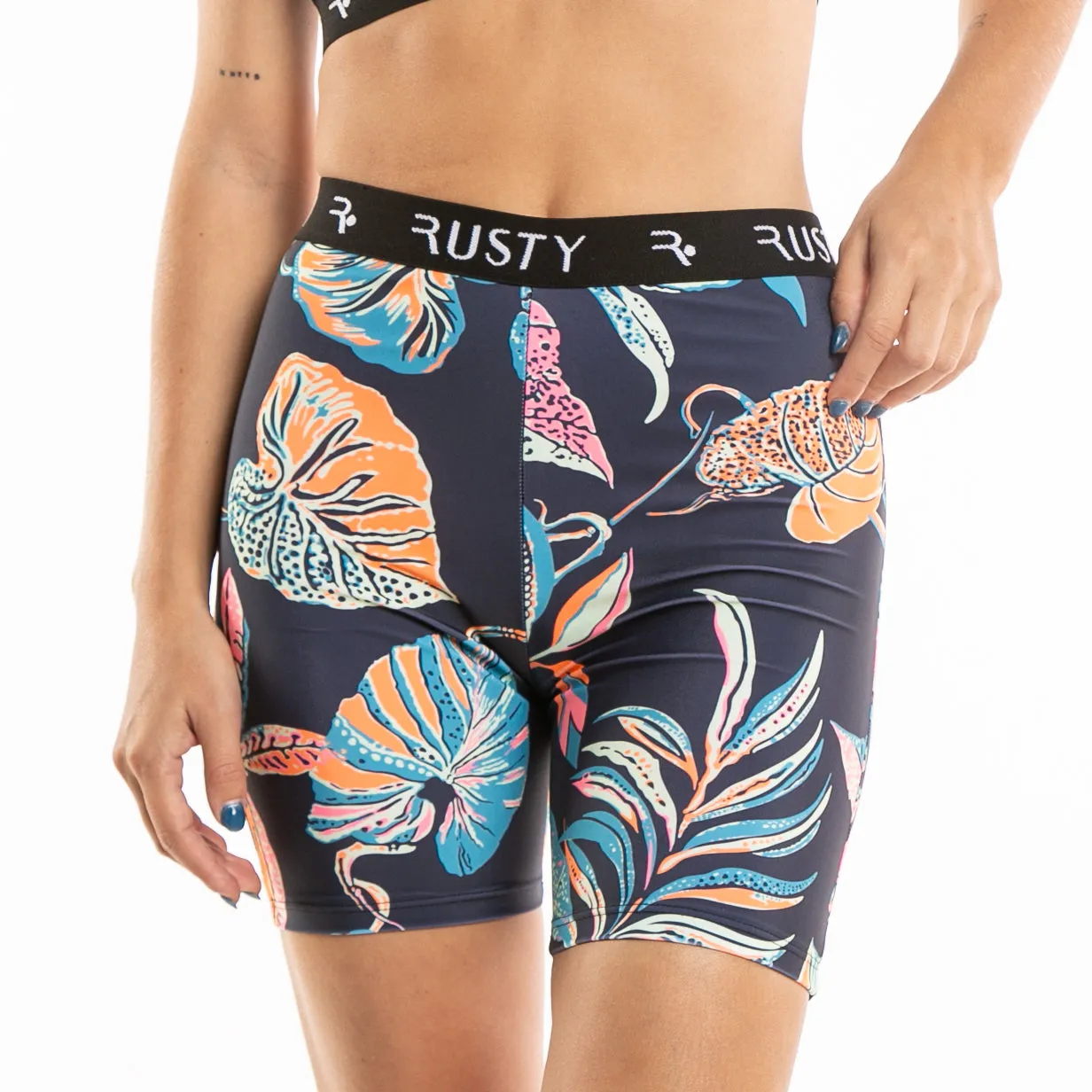 Biker Rusty Night Garden Biker Short Ld Dark Blue