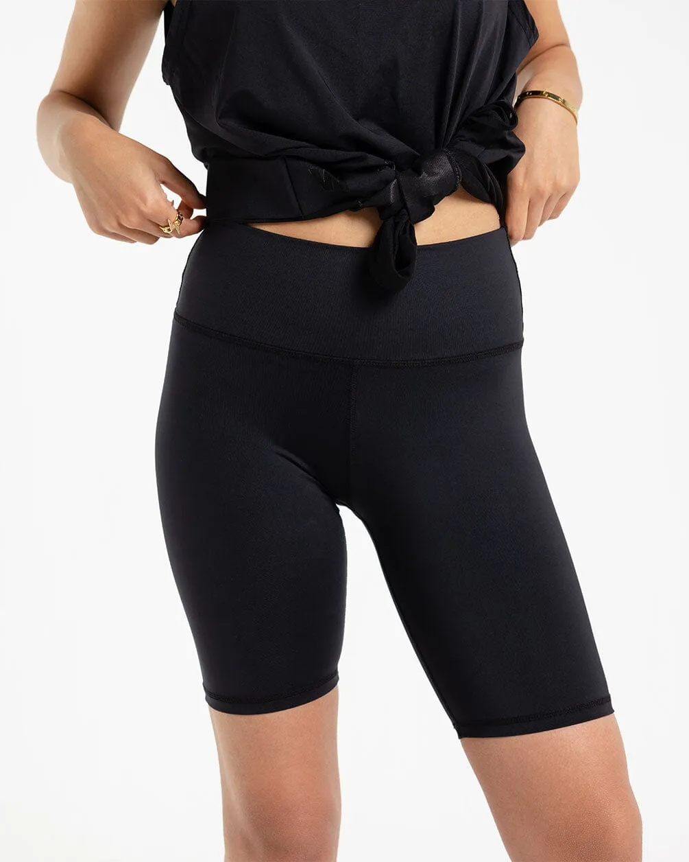 Black Biker Short