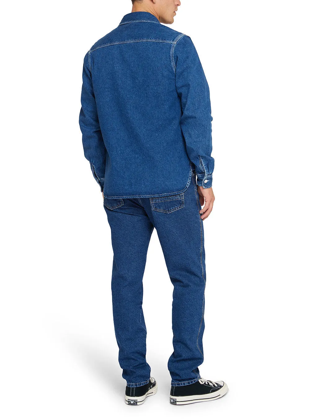 BOSTON DENIM SHIRT - BLUE INDIGO