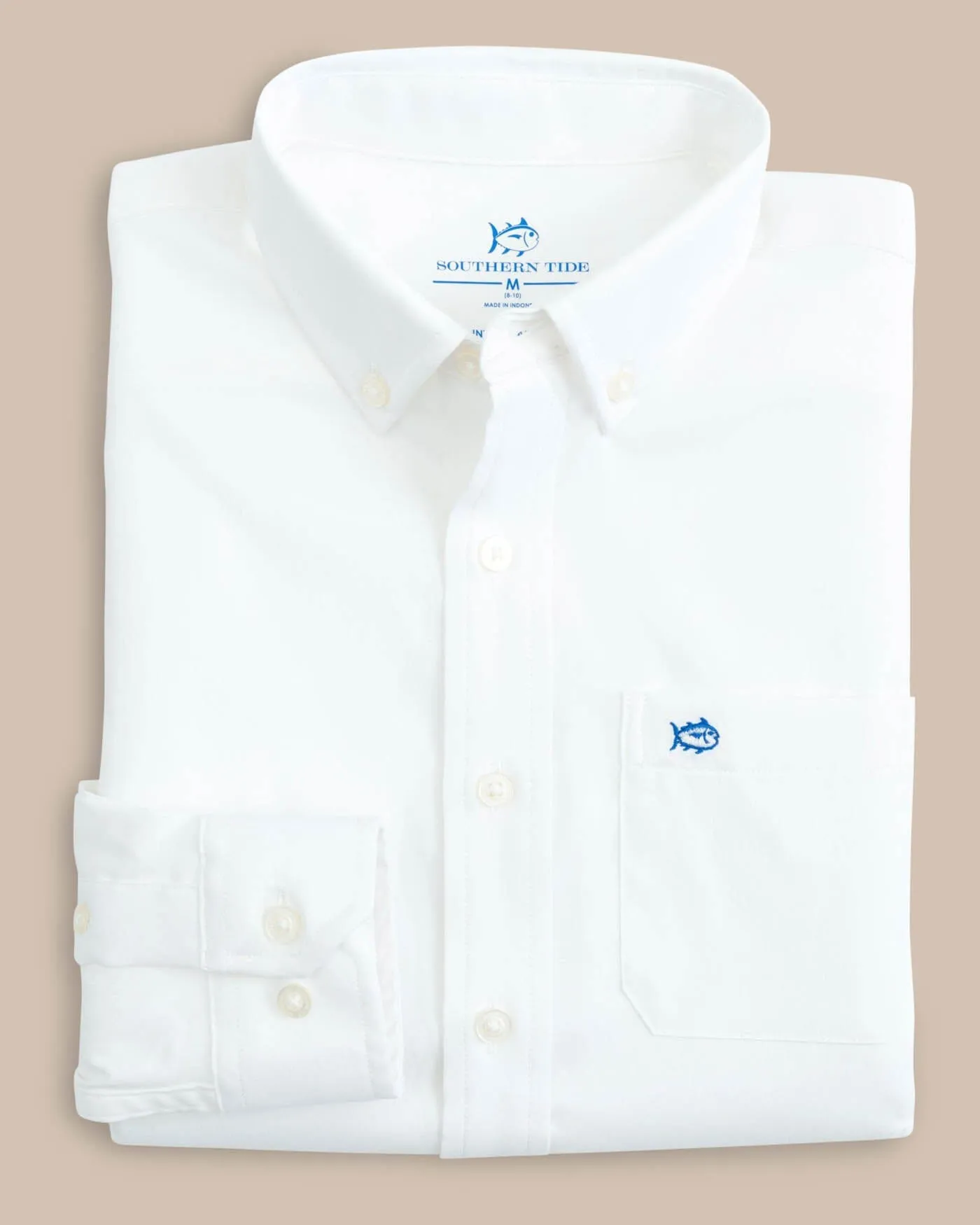 Boys Intercoastal Solid Button Down Shirt