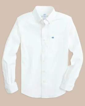 Boys Intercoastal Solid Button Down Shirt