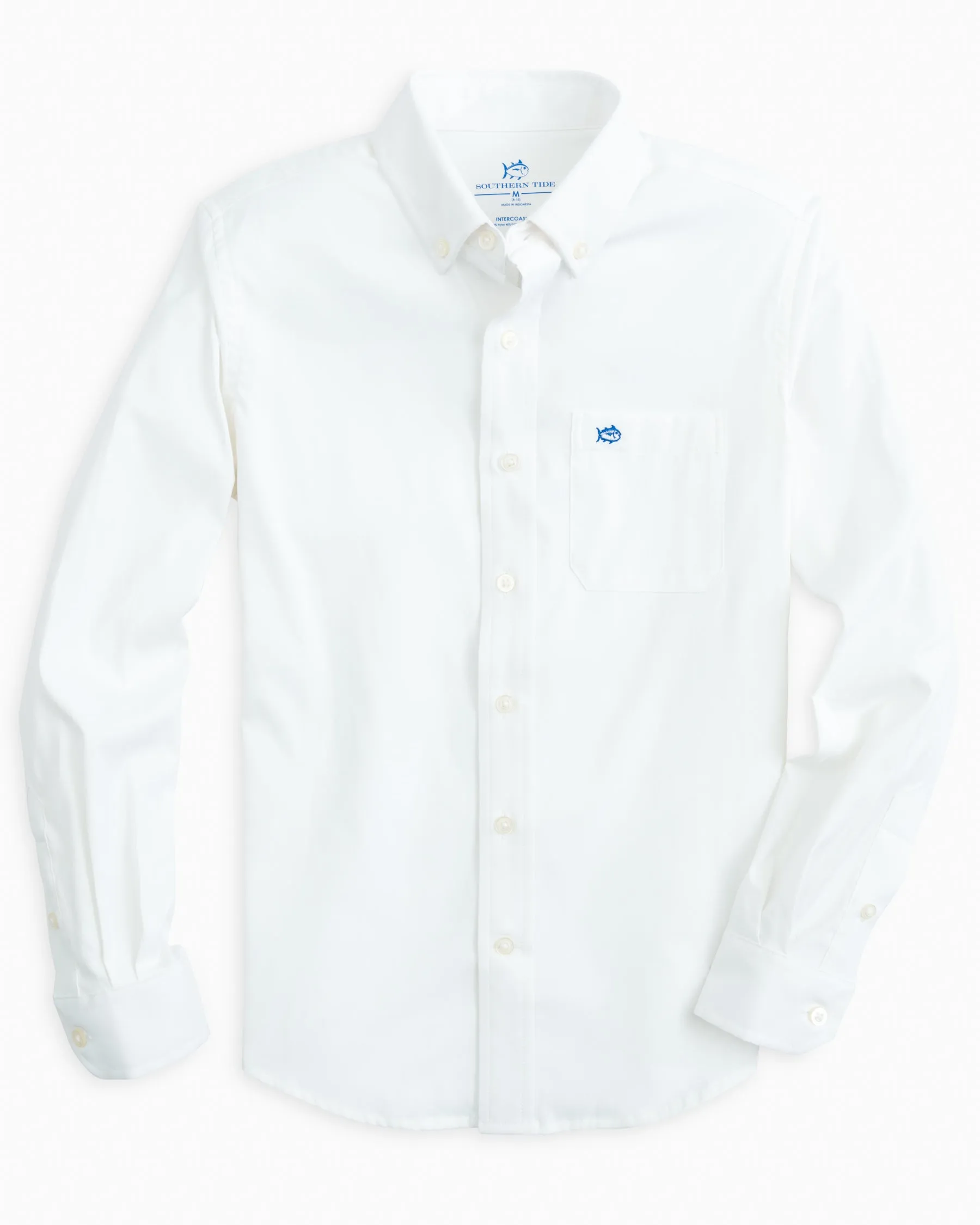 Boys Intercoastal Solid Button Down Shirt