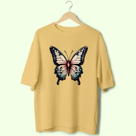 Butterfly (Front Print) Oversized T-Shirt