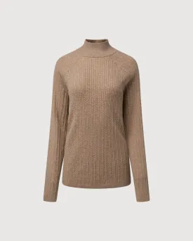 Cable Turtle Neck Sweater