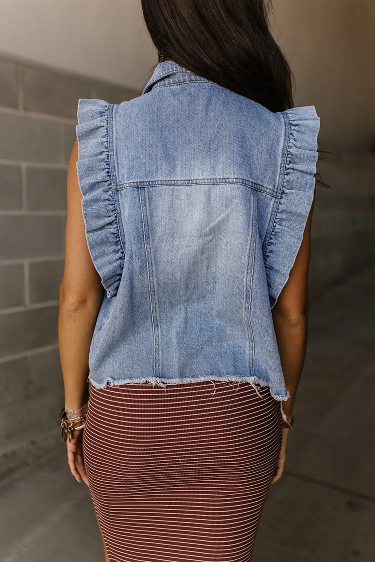 Carrie Denim Vest