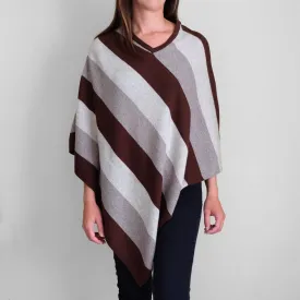 Cashmere Poncho - Café Latte