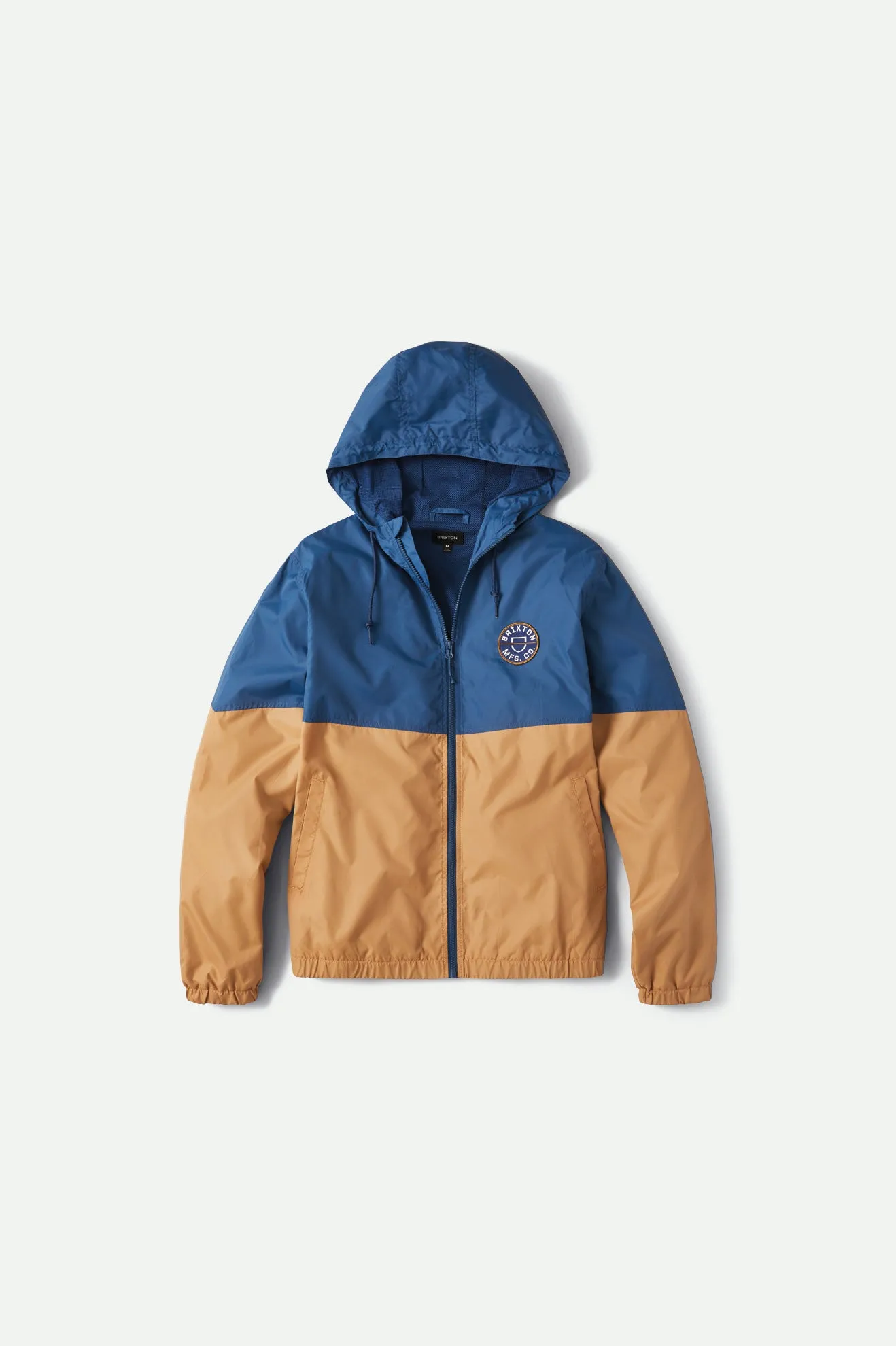 Claxton Crest Lightweight Zip Hood Jacket - Joe Blue/Mojave