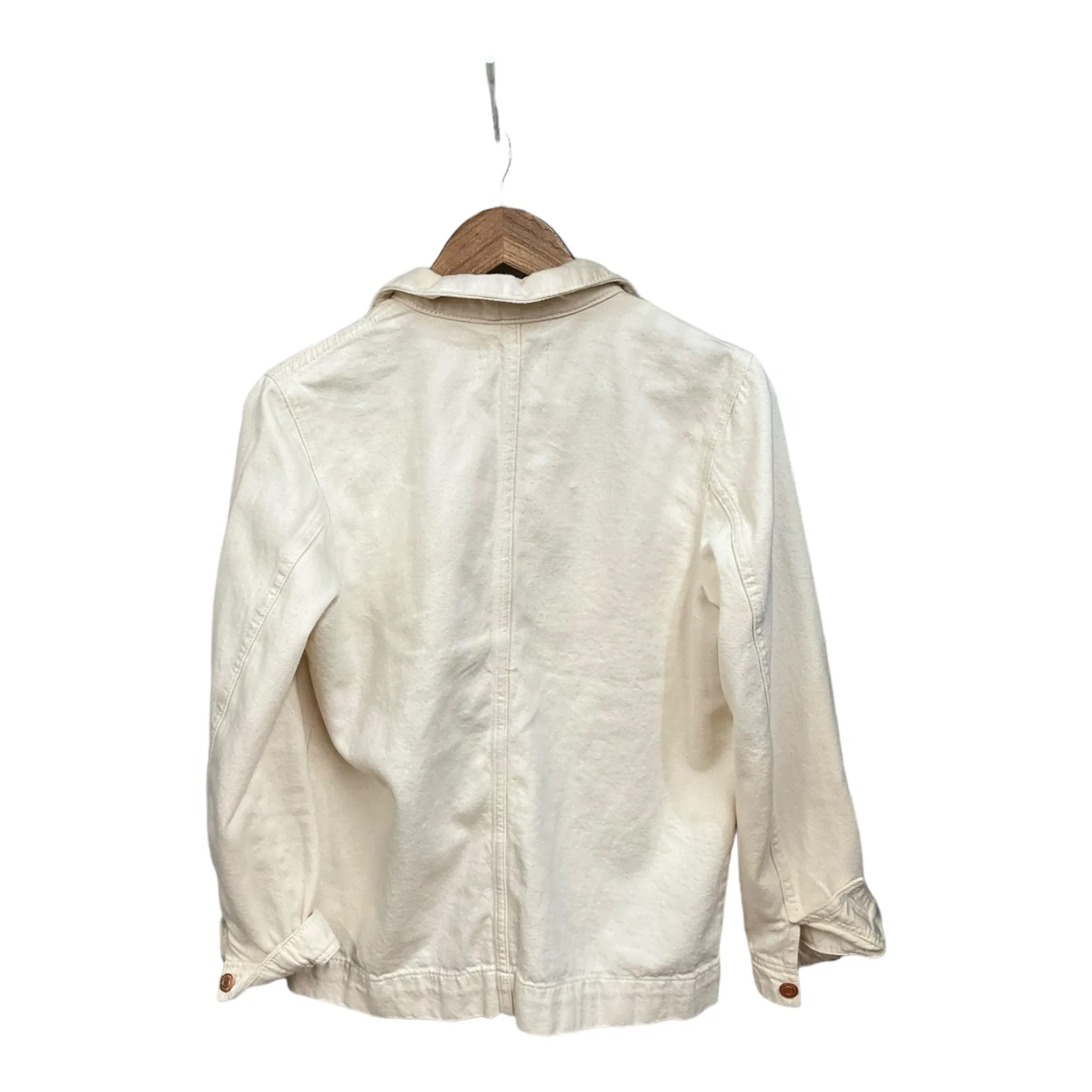 Cream Denim Jacket Denim Everlane, Size S