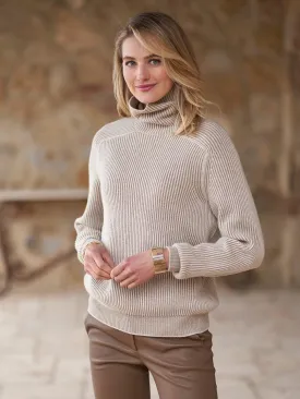 Dinghy Cashmere Turtleneck Ski Sweater