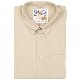 Easy Shirt - Melange Soft Twill - Pale Taupe