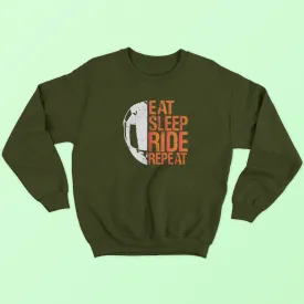 Eat Sleep Ride Repeat Sweatshirt