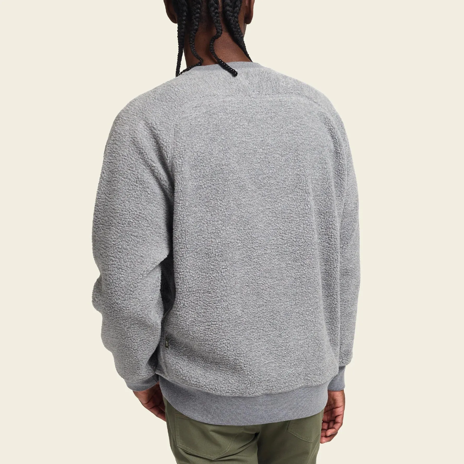 Eleos Fleece Crewneck | Jovi Grey Wash | Howler Bros