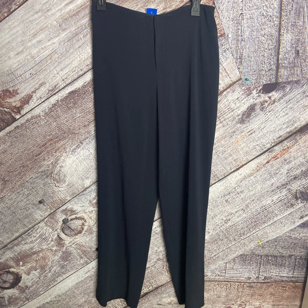 ELLEN TRACY NAVY FLOWY PANTS SIZE 6 NWT D2C