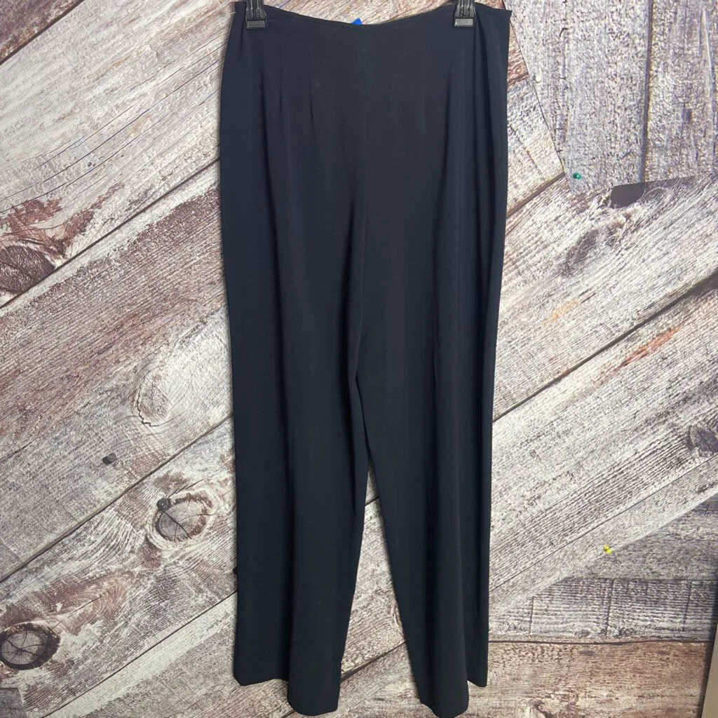 ELLEN TRACY NAVY FLOWY PANTS SIZE 6 NWT D2C