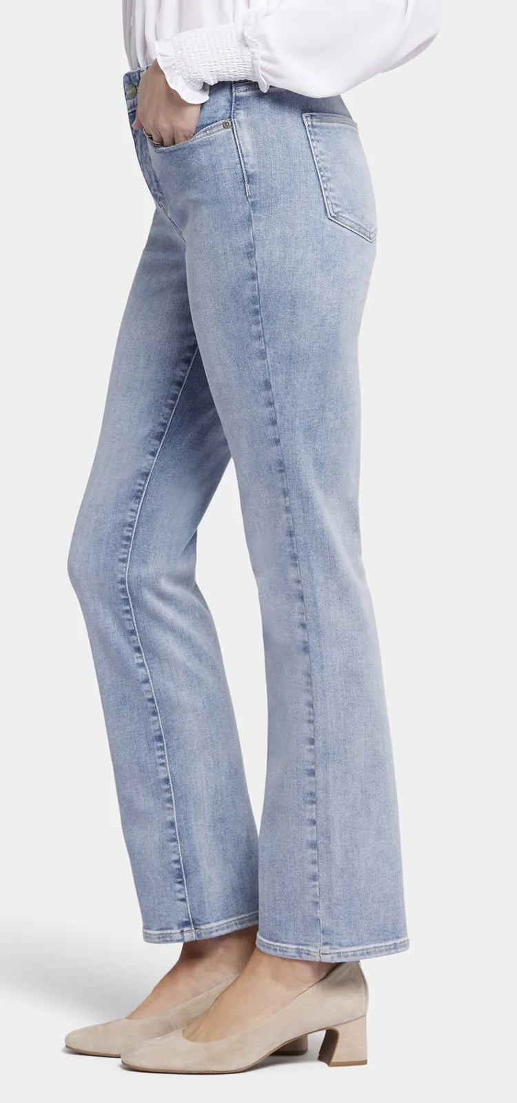 Ellison High Rise Straight Lichtblauw Premium Denim | Haley