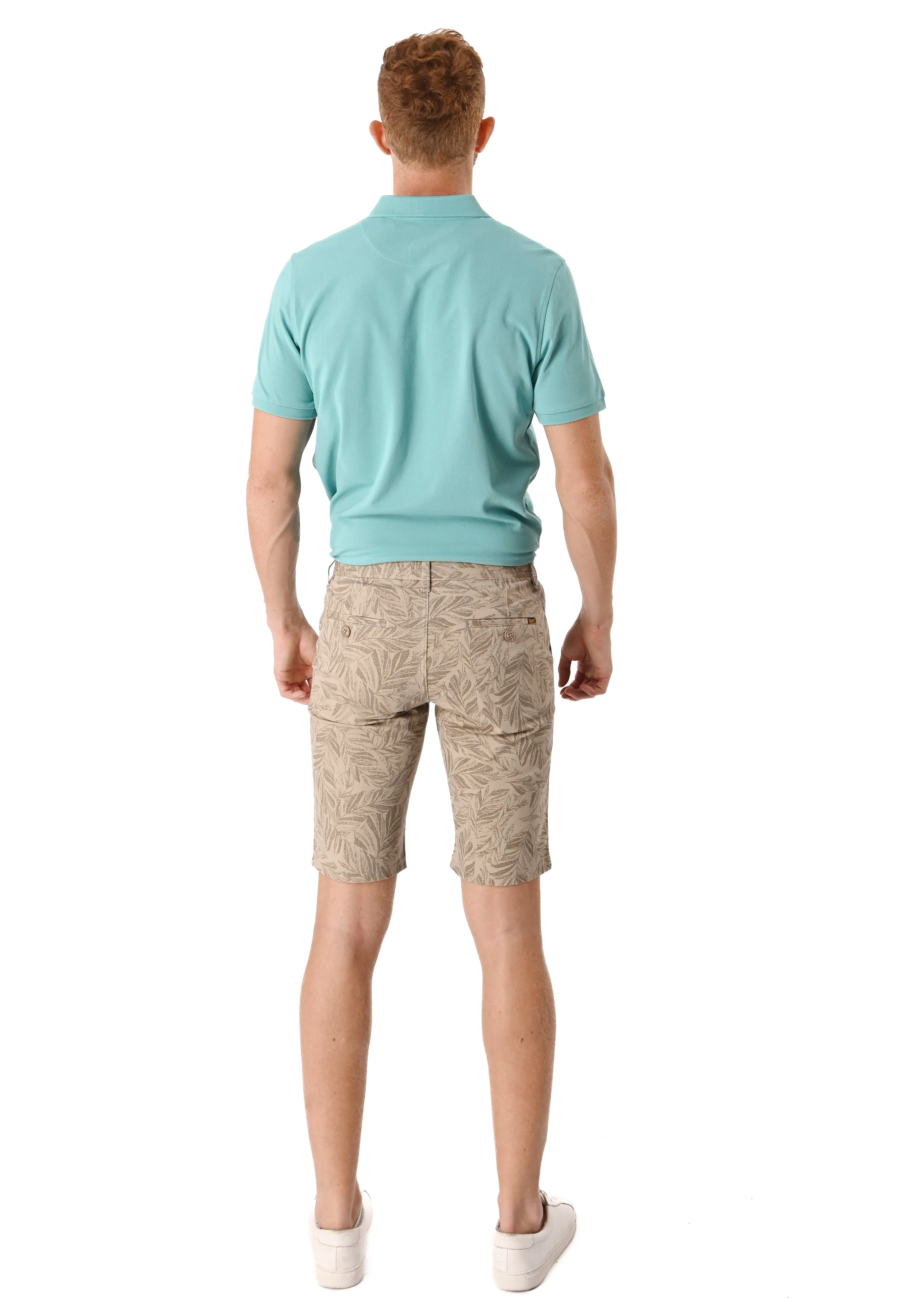 EXHAUST Men's Cotton Short Pants [Slim Fit] 1475