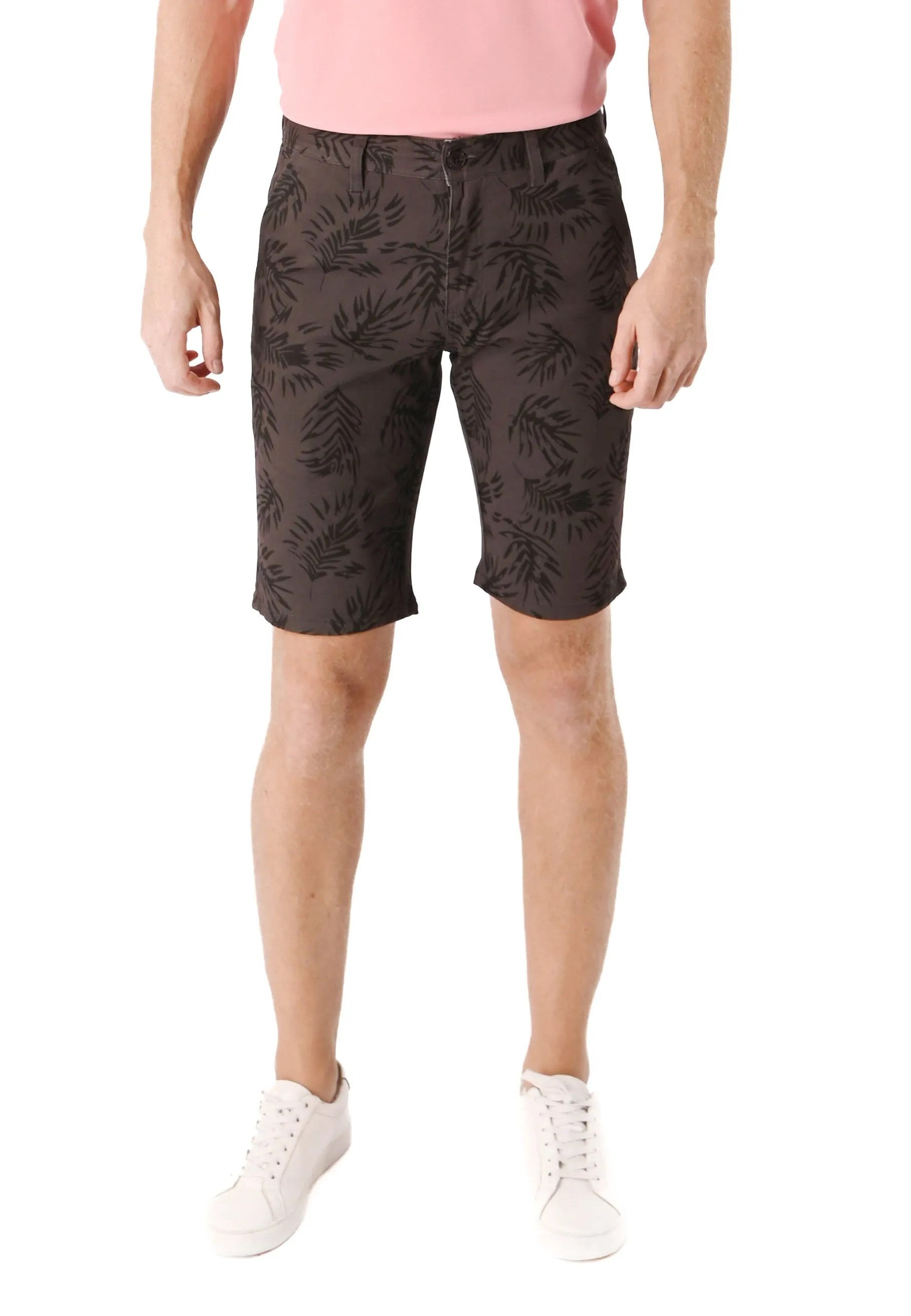 EXHAUST Men's Cotton Short Pants [Slim Fit] 1475