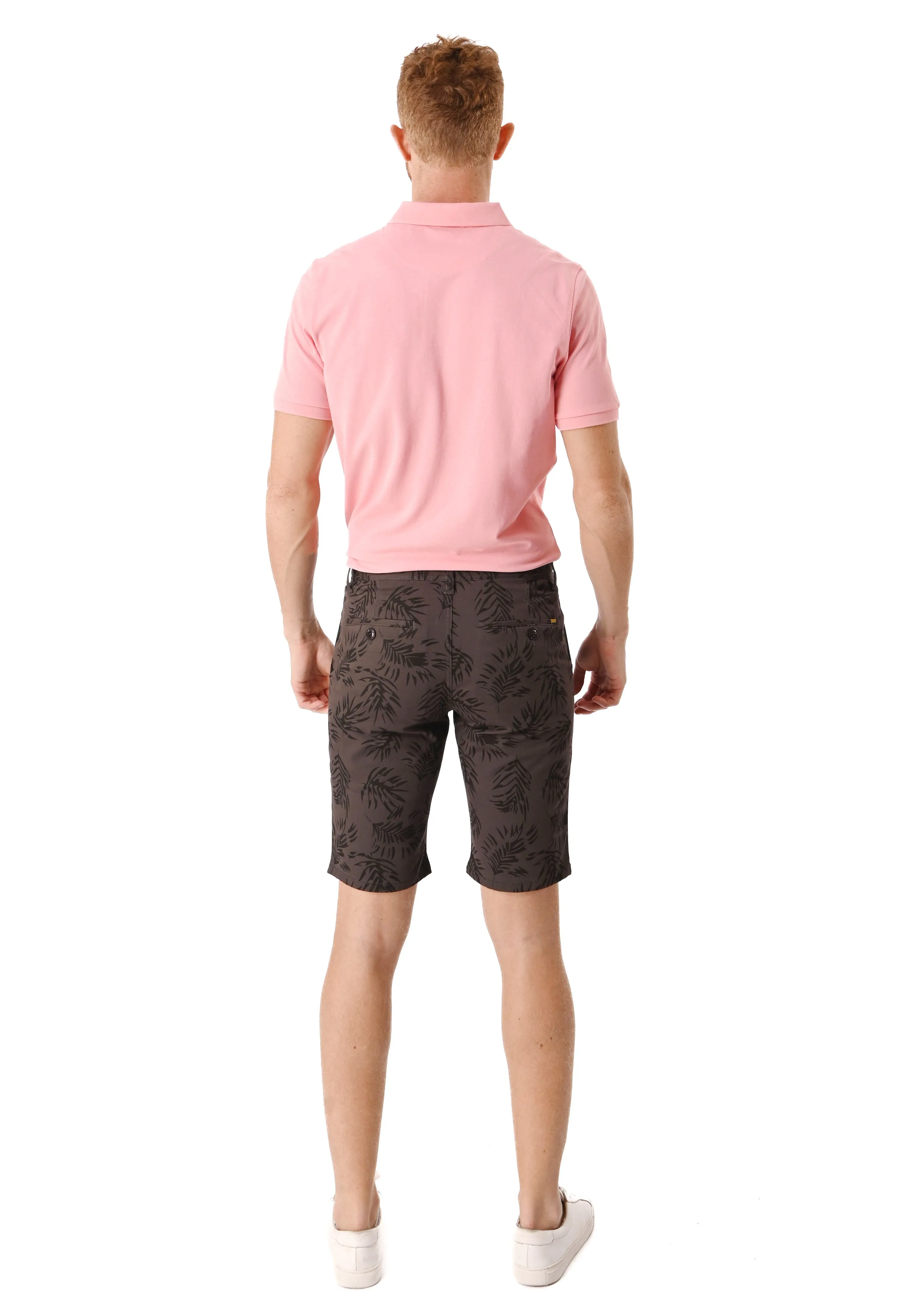 EXHAUST Men's Cotton Short Pants [Slim Fit] 1475