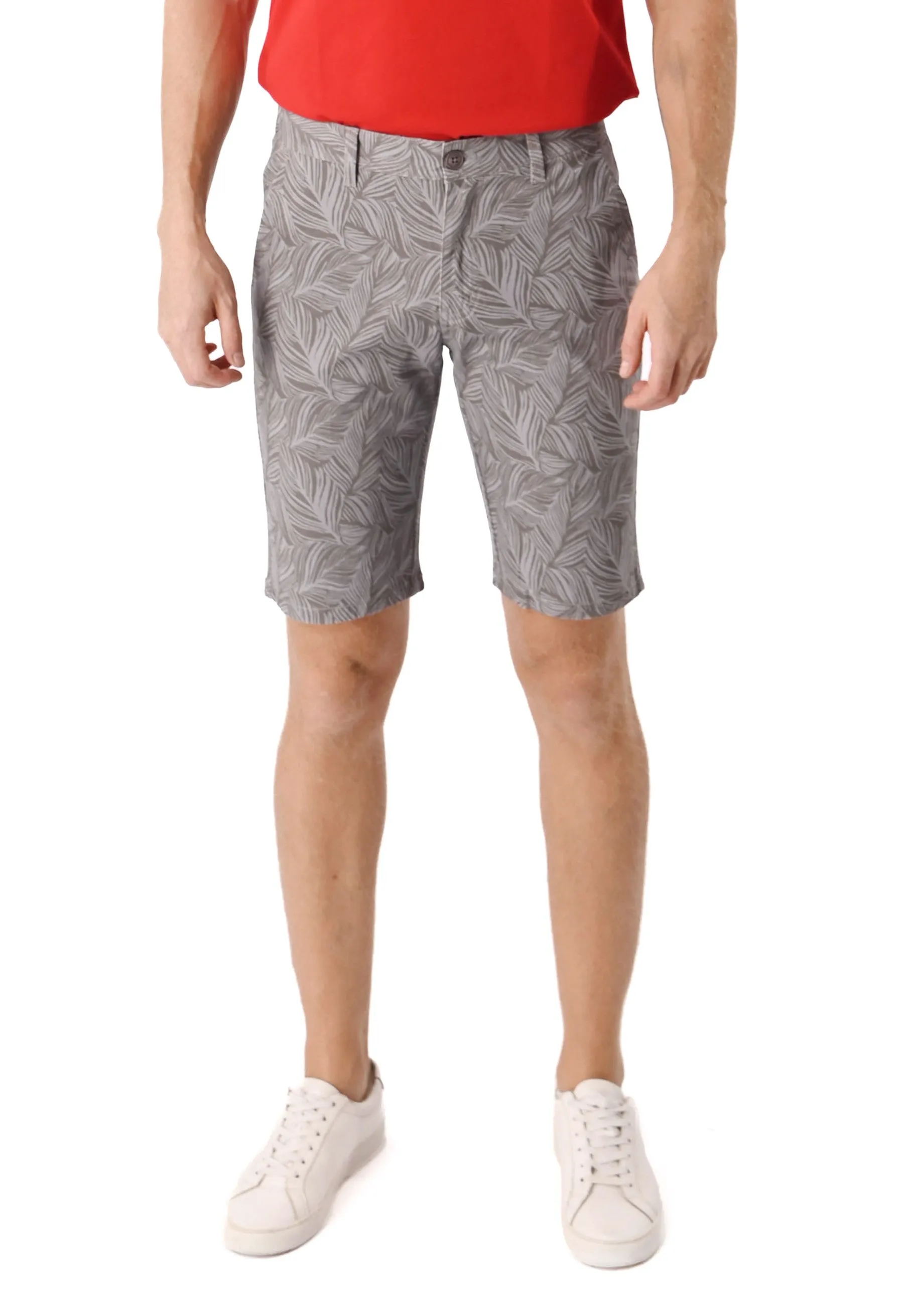 EXHAUST Men's Cotton Short Pants [Slim Fit] 1475