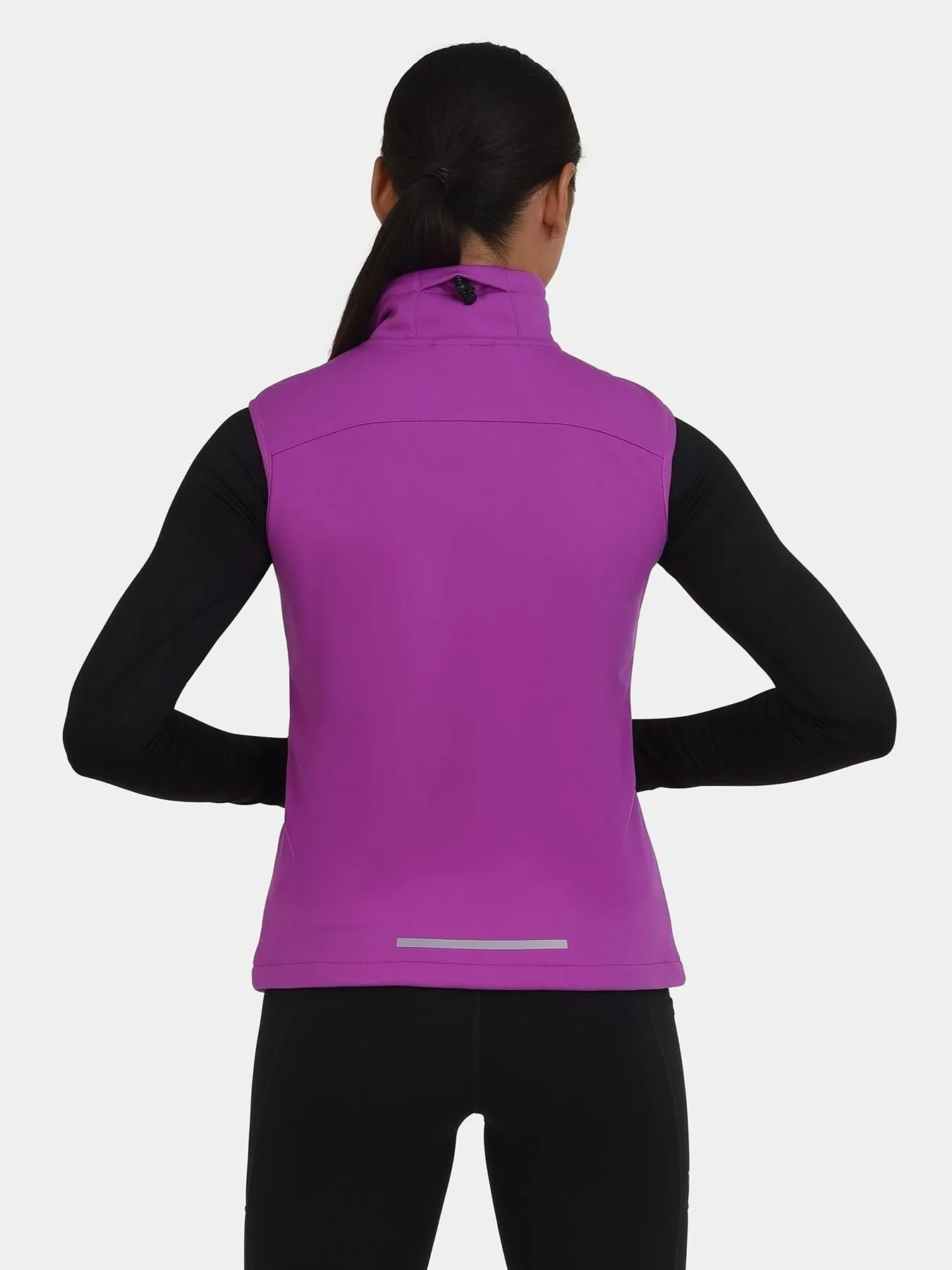 Flyweight Thermal Gilet For Women With Brushed Inner Fabric, Side & Internal Zip Pockets & Adjustable Toggles