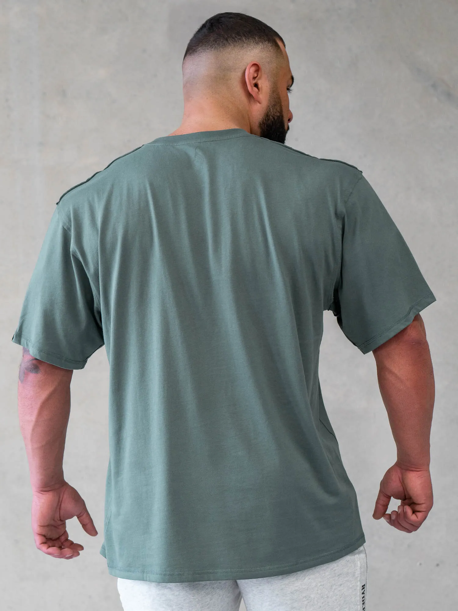 Force Oversized T-Shirt - Fern Green