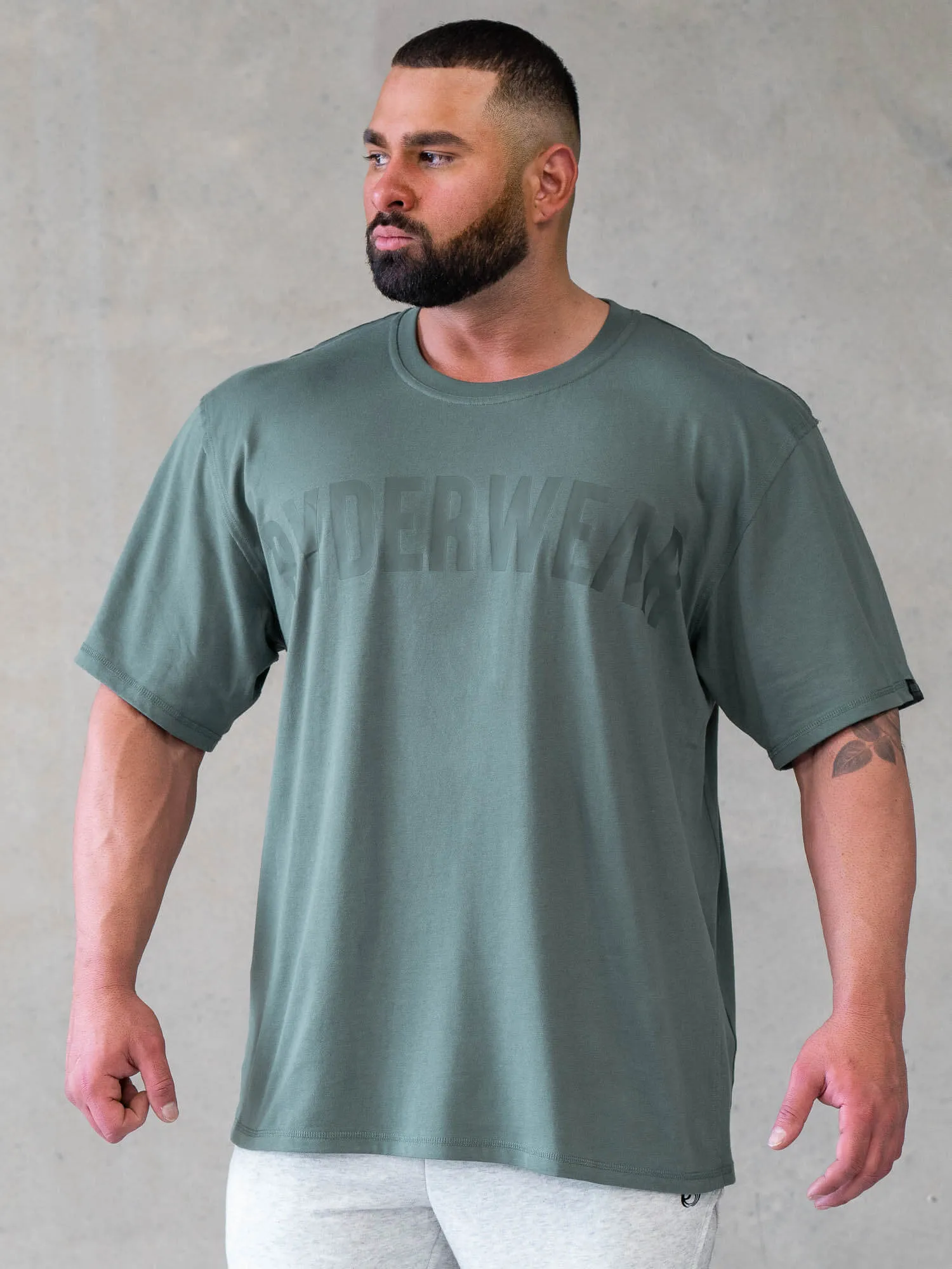 Force Oversized T-Shirt - Fern Green