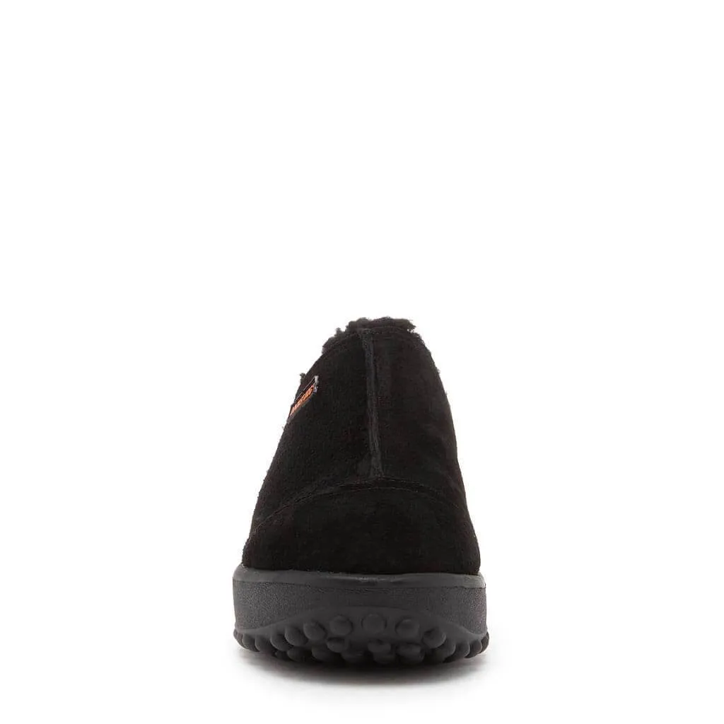 Fran Nubuck Black Clog