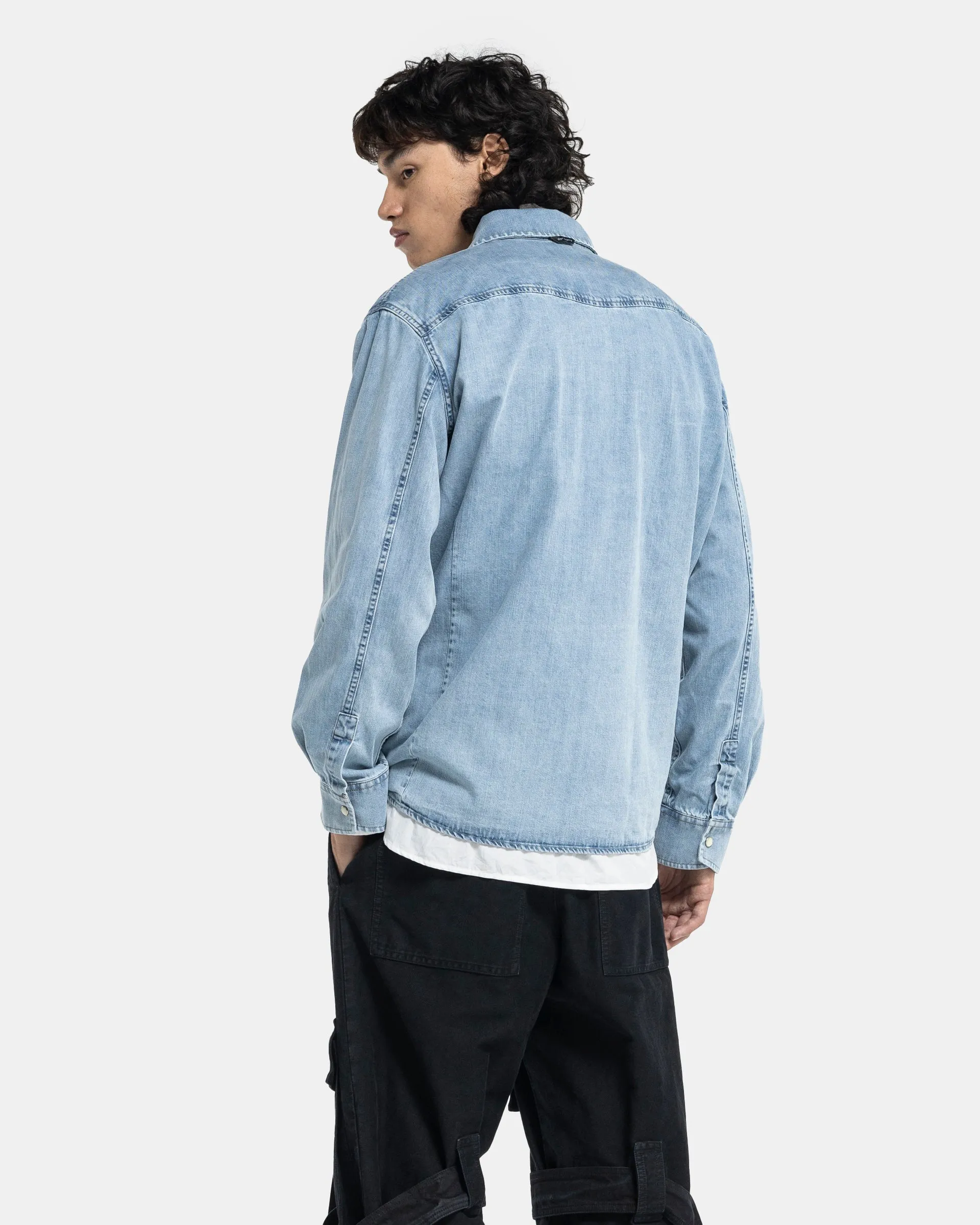 Frontier Denim Shirt in Rider Wash