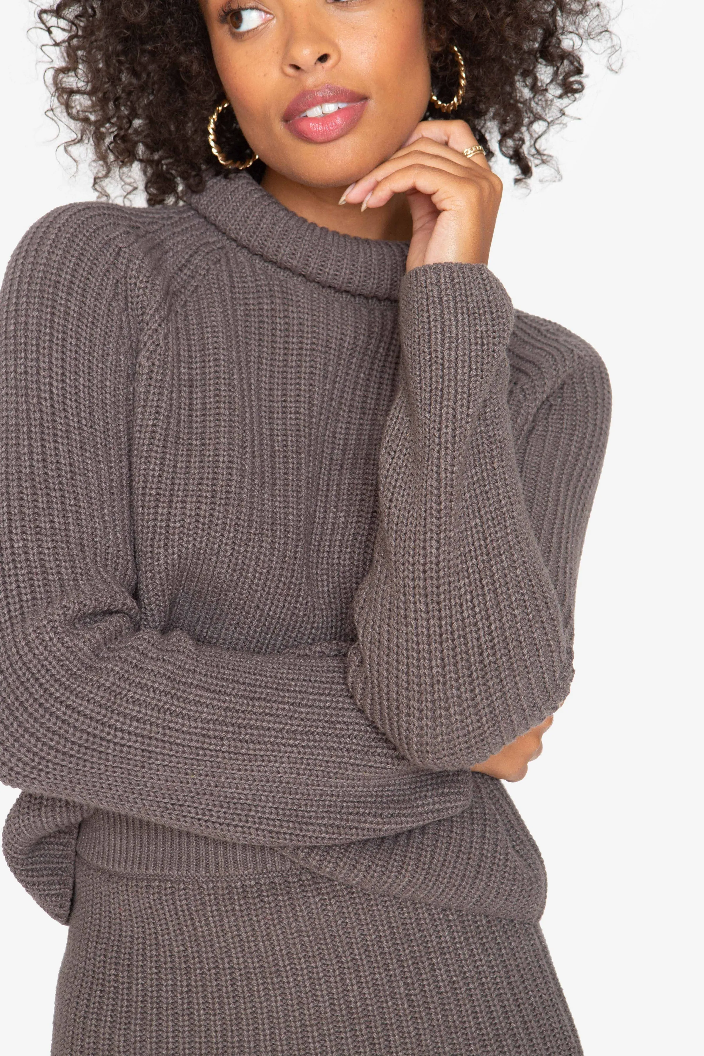 Gia Turtleneck - Grey