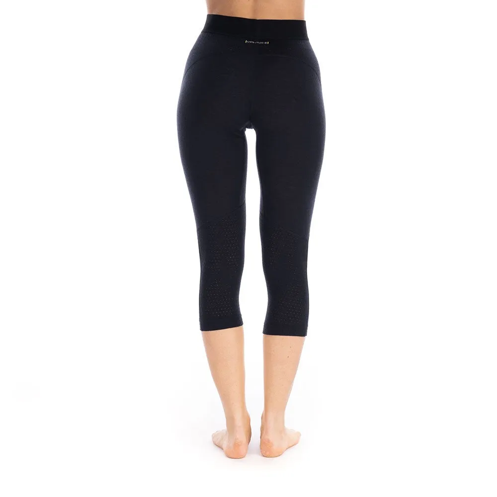 Goldhill 125 Zoned 3/4 Leggings - Black