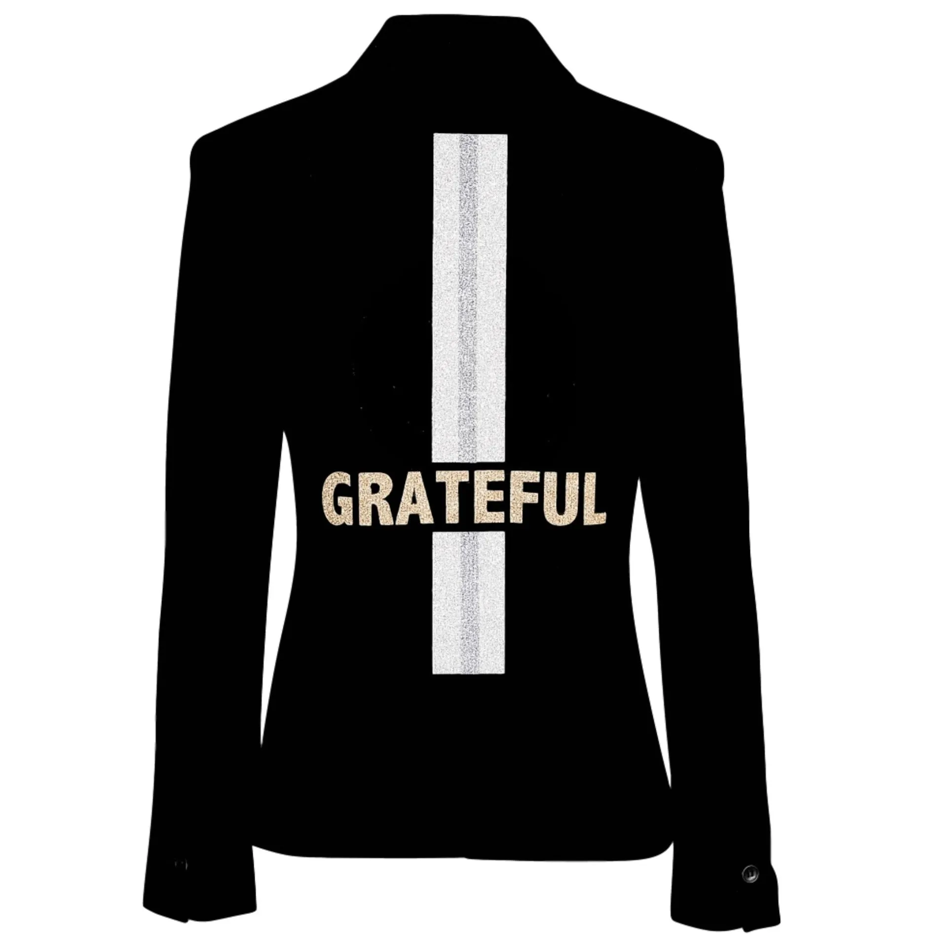 Grateful Gold Blazer - Black