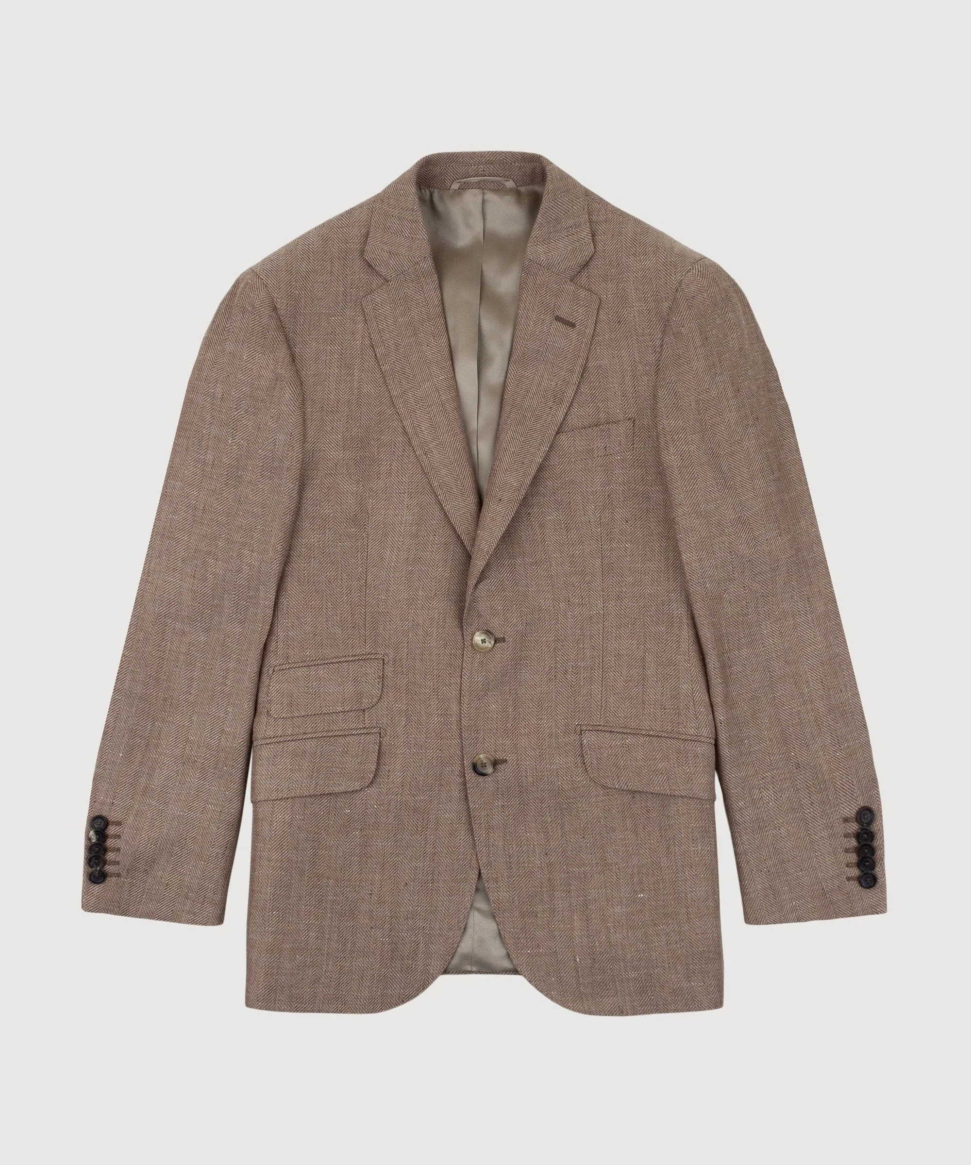 Herringbone Linen Wool Jacket