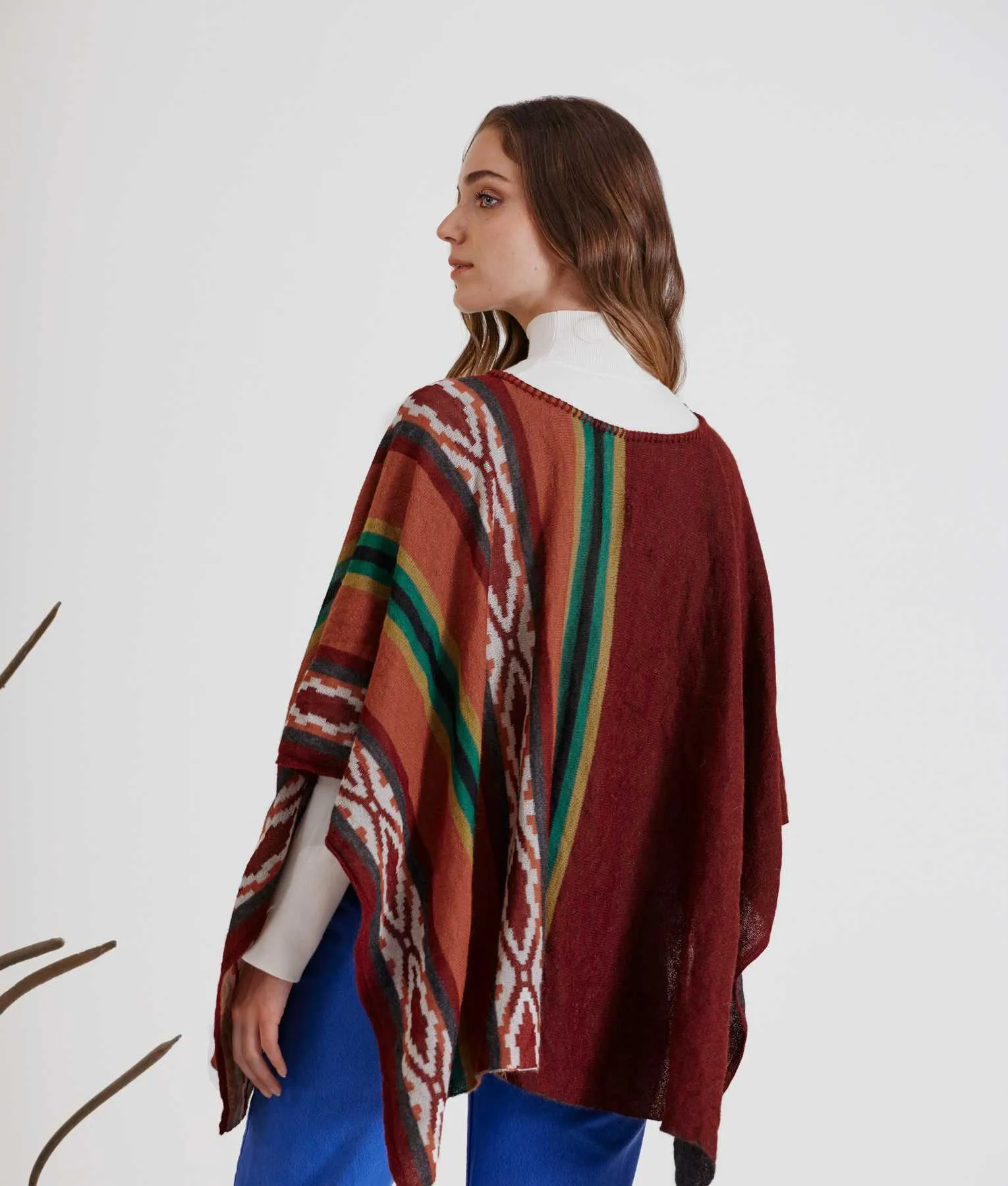 Inclined Poncho Reversibles