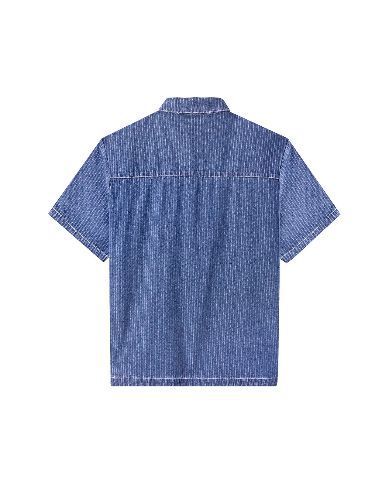 Indigo Stripe Work Shirt